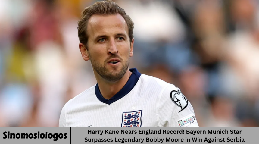 Harry Kane Nears England Record! Bayern Munich Star Surpasses Legendary Bobby Moore in Win Against Serbia