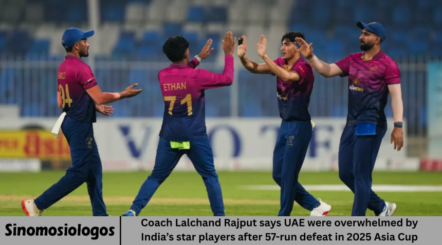 Coach Lalchand Rajput says UAE were overwhelmed by India’s star players after 57-run defeat in 2025 Asia Cup